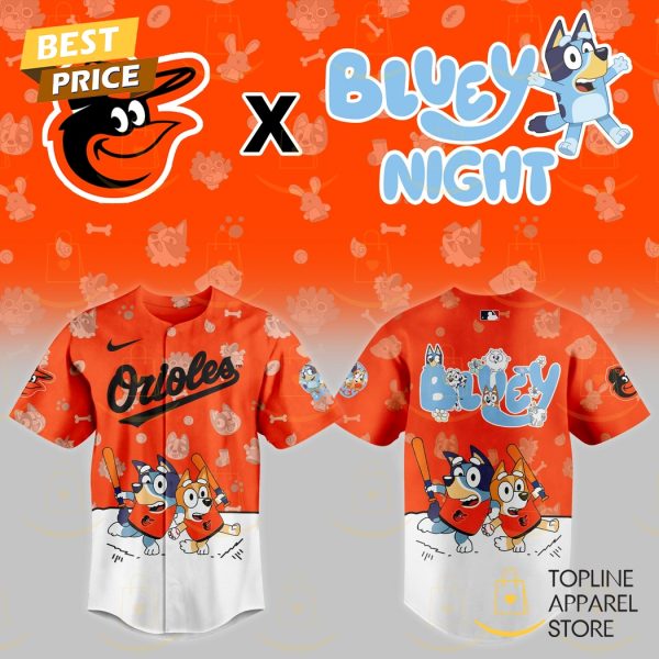 Baltimore Orioles 2025 Bluey Night Baseball Jersey