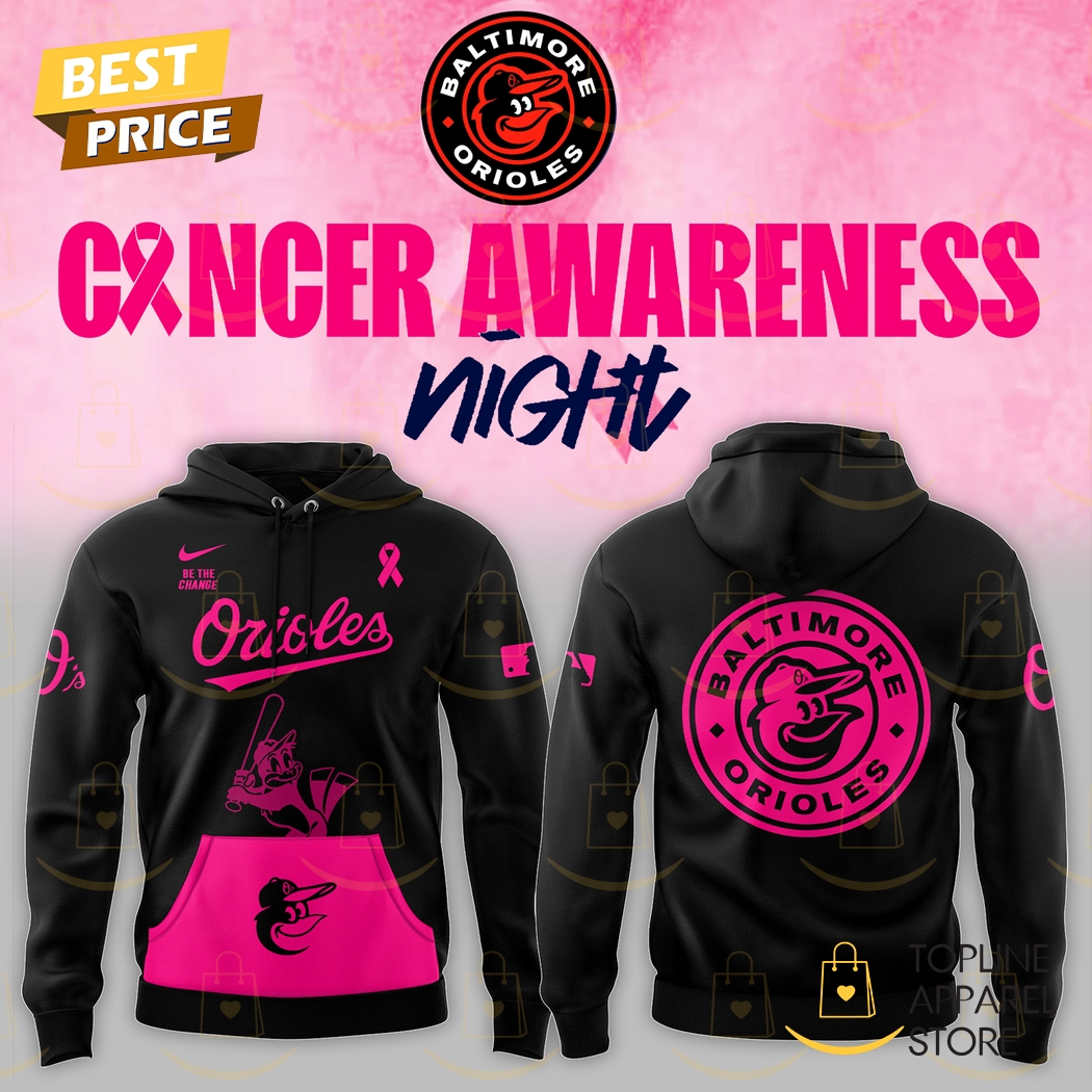 Baltimore Orioles x Cancer Awareness Night 2025 Hoodie Baltimore Orioles x Cancer Awareness Night 2025 Hoodie