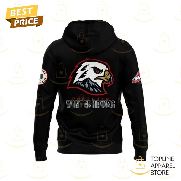 Portland Winterhawks x The Rose City 2025 Hoodie