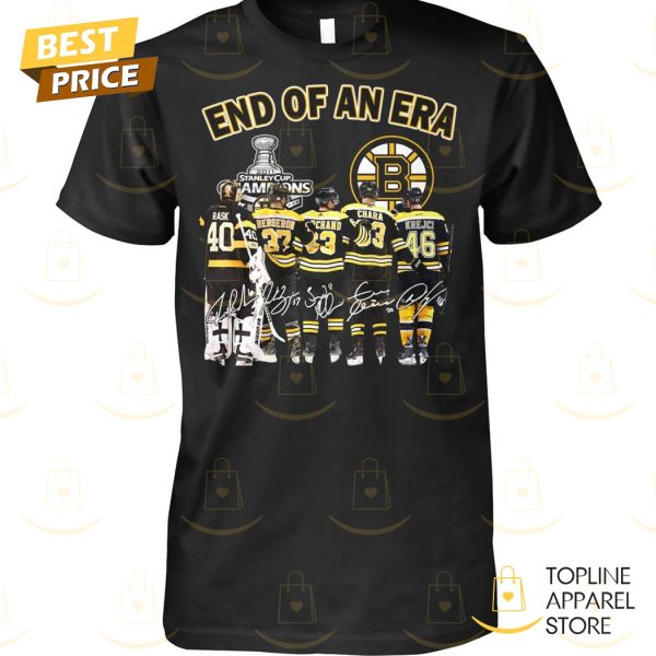 Boston Bruins End Of An Era Signature Unisex T-Shirt