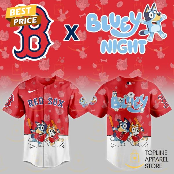 Boston Red Sox 2025 Bluey Night Baseball Jersey