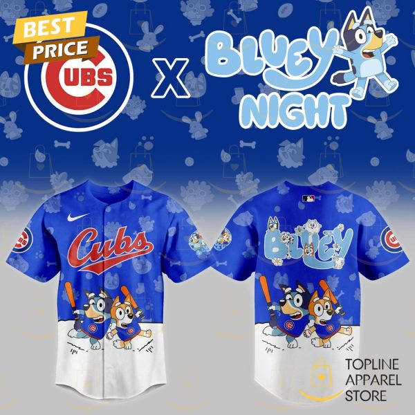 Chicago Cubs 2025 Bluey Night Baseball Jersey