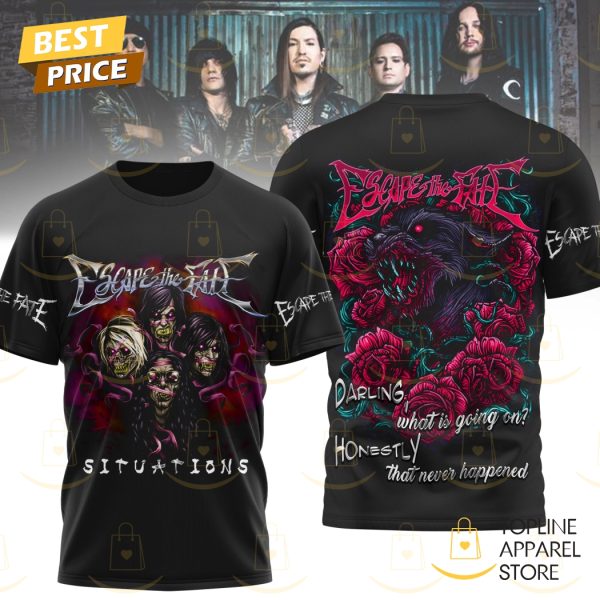 Escape The Fate Situations 3D T-Shirt