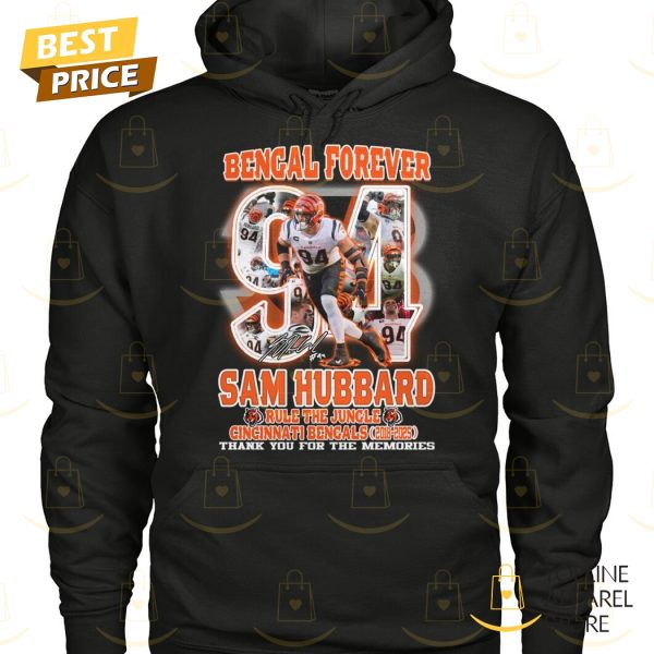 Sam Hubbard – Cincinnati Bengals Forever Signature Thank You For The Memories Unisex T-Shirt