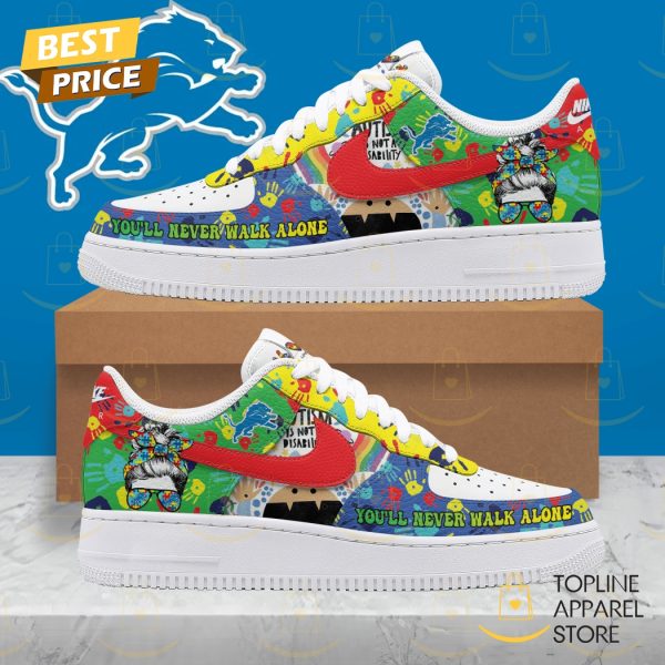 Detroit Lions x Autism Awareness – You ll Never Walk Alone Air Force 1