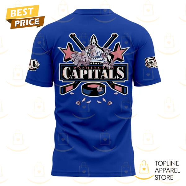 Washington Capitals 50th Anniversary 3D T-Shirt