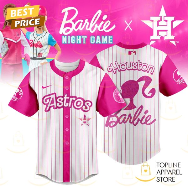 Houston Astros x Barbie Night Game Baseball Jersey