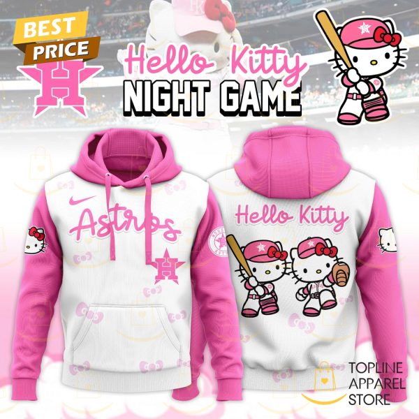 Houston Astros x Hello Kitty Night Game 2025 Hoodie