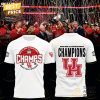 Houston Cougars 2025 Big 12 Mens Basketball Conference Tournament Champions 3D T-Shirt – Black