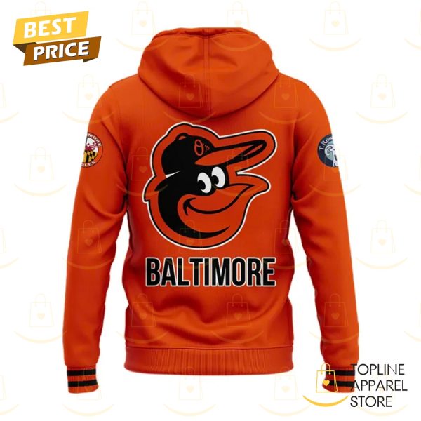 2025 Baltimore Orioles Full Orange Uniform Hoodie