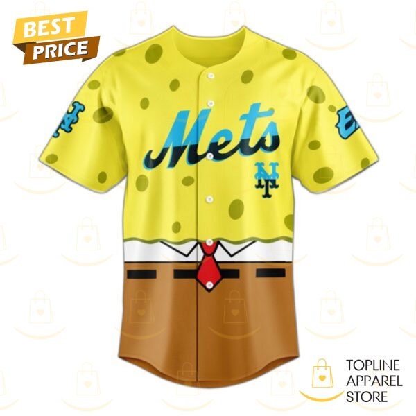 SpongeBob SquarePants x New York Mets 2025 Baseball Jersey