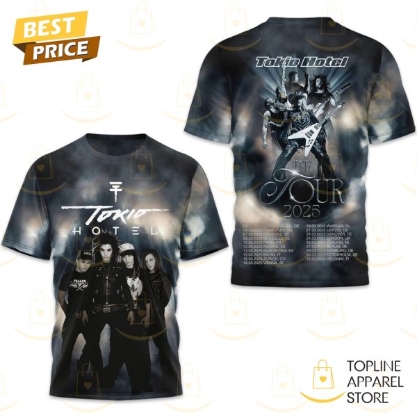 Tokio Hotel The Tour 2025 3D T-Shirt