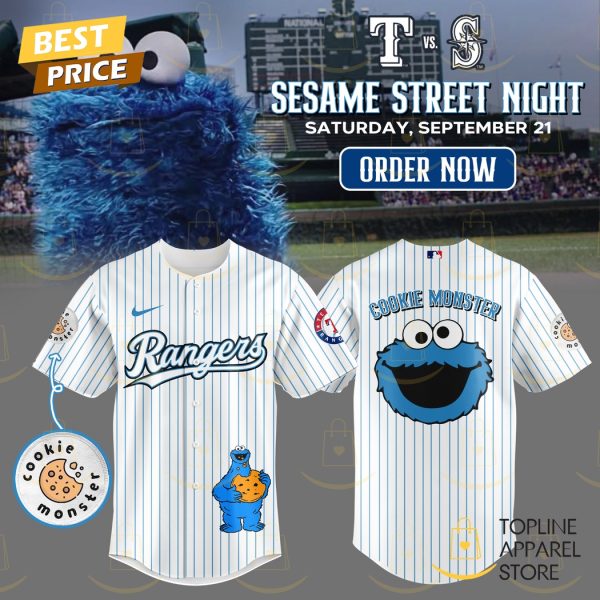 Texas Rangers x Cookie Monster Baseball Jersey