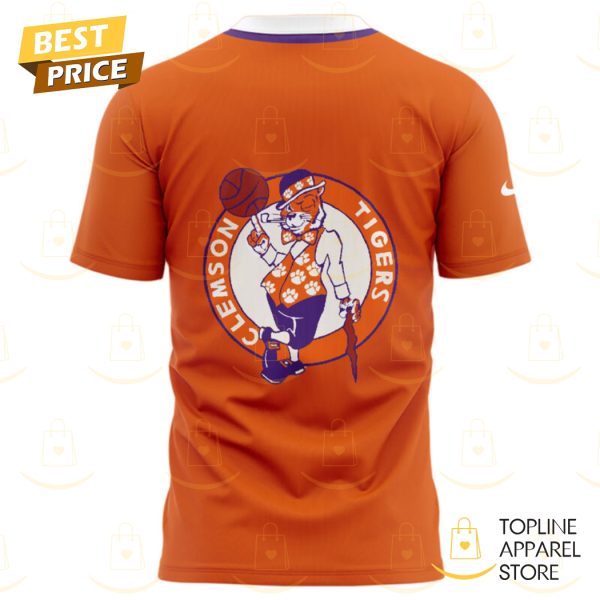 2025 Clemson Tigers Basketball Logo 3D T-Shirt