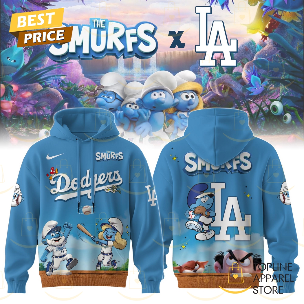 Los Angeles Dodgers MLB x The Smurt Night Hoodie Los Angeles Dodgers MLB x The Smurt Night Hoodie