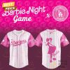 Los Angeles Dodgers x Hello Kitty Night 2025 Baseball Jersey – Pink