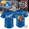 Los Angeles Dodgers x Demon Slayer Baseball Jersey – White