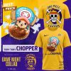 Los Angeles Lakers x Brook One Piece Game Night 3D T-Shirt