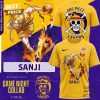 Los Angeles Lakers x Usopp One Piece Game Night 3D T-Shirt