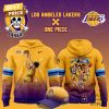 Los Angeles Lakers x Usopp One Piece The Straw Hat Pirates Hoodie – Black