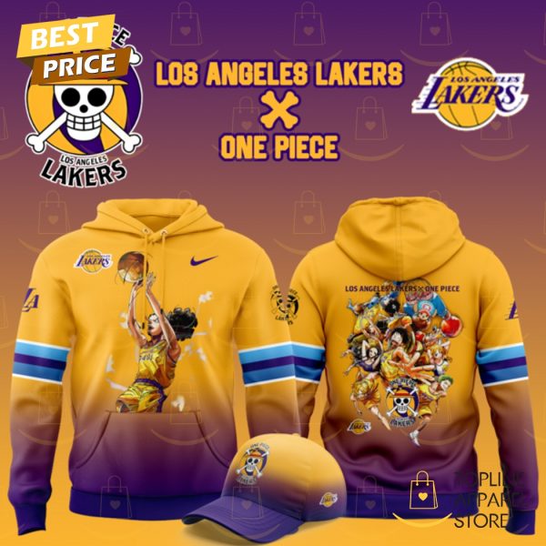 Los Angeles Lakers x Usopp One Piece The Straw Hat Pirates Hoodie