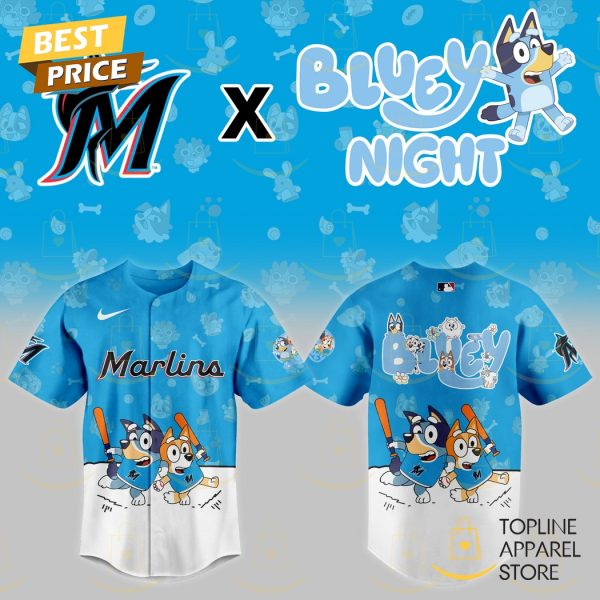 Miami Marlins 2025 Bluey Night Baseball Jersey