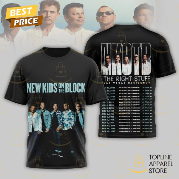 New Kids On The Block The Right Stuff 3D T-Shirt