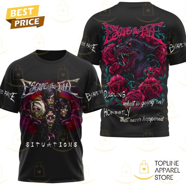 Escape The Fate Situations 3D T-Shirt