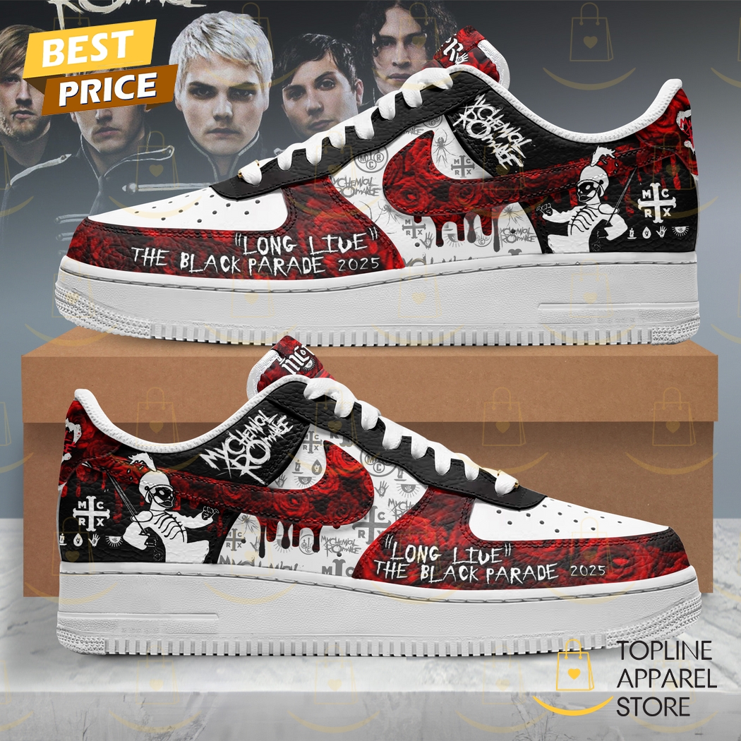 My Chemical Romance - Long Live The Black Parade Tour 2025 Air Force 1 My Chemical Romance - Long Live The Black Parade Tour 2025 Air Force 1