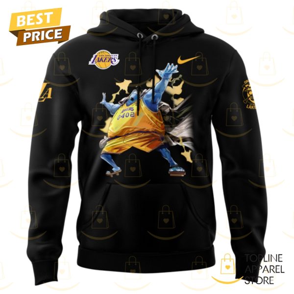 Los Angeles Lakers X Jinbe One Piece The Straw Hat Pirates Hoodie – Black