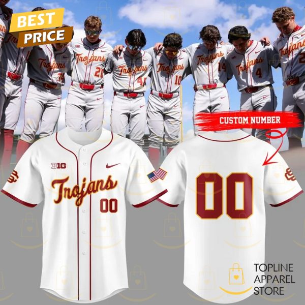 Personalized 2025 USC Trojans Baseball Jersey