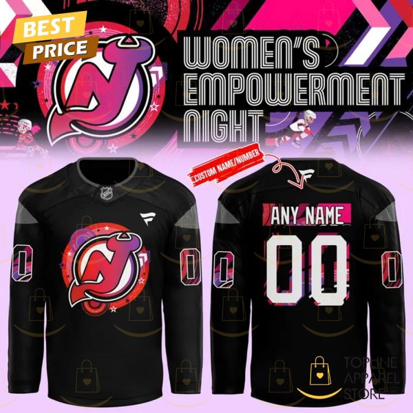 Personalized New Jersey Devils New Womens Empowerment Night Hockey Jersey
