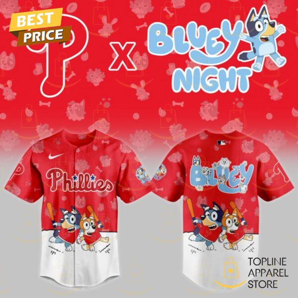 Philadelphia Phillies 2025 Bluey Night Baseball Jersey