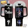 Philadelphia Phillies Bryce Harper Signature Tumbler With Handle And Straw