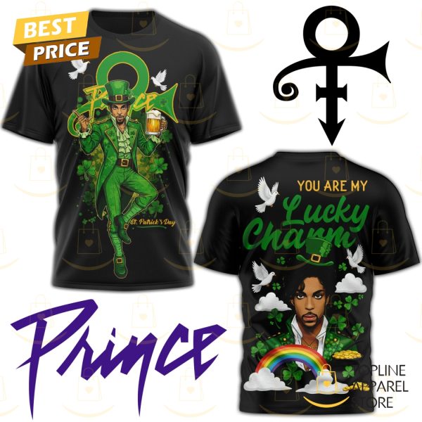 Prince – Happy St Patricks Day – You Are Lucky Charm 3D T-Shirt – Black