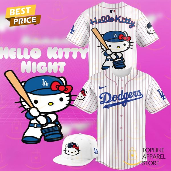 Los Angeles Dodgers x Hello Kitty Night Game 2025 Baseball Jersey