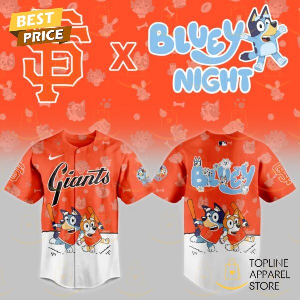 San Francisco Giants 2025 Bluey Night Baseball Jersey