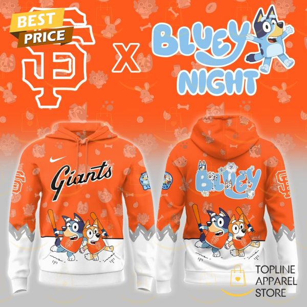 San Francisco Giants x 2025 Bluey Night Hoodie