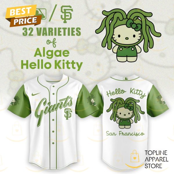 San Francisco Giants x 32 Algae Hello Kitty Baseball Jersey