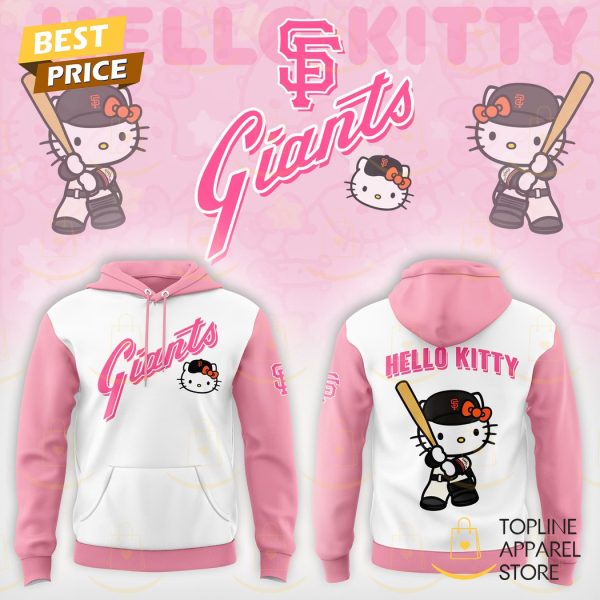 San Francisco Giants x Hello Kitty Pink Hoodie