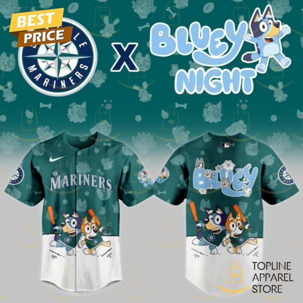 Seattle Mariners 2025 Bluey Night Baseball Jersey