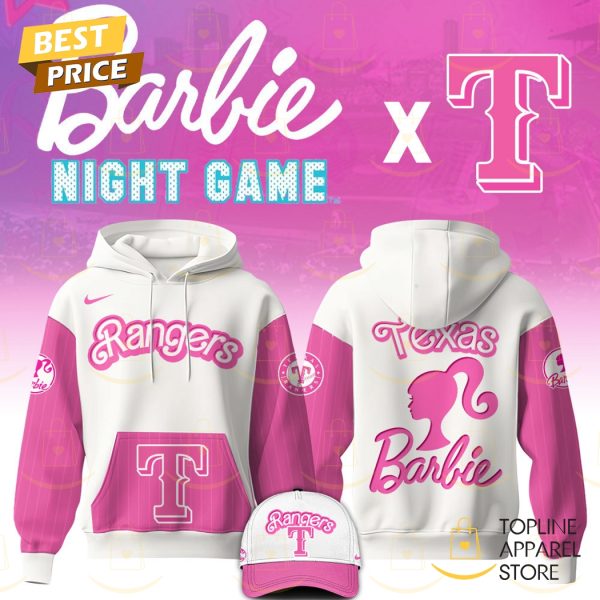 Texas Rangers x Barbie Night Game 2025 Hoodie