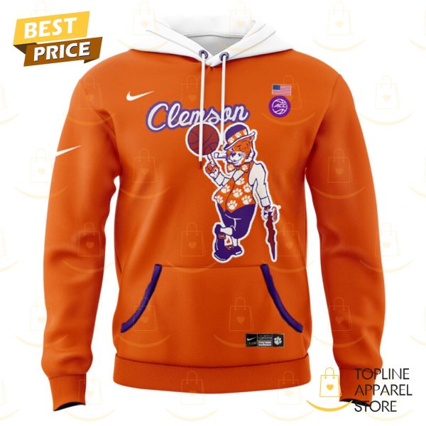 2025 Clemson Tigers Basketball Logo Hoodie