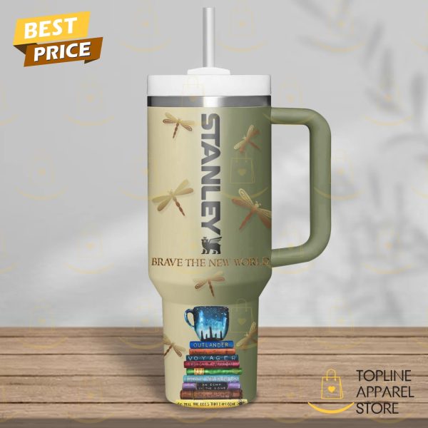 Outlander Brave The New World Tumbler With Handle And Straw