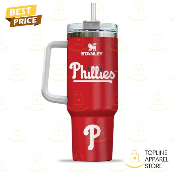 Philadelphia Phillies Bryce Harper Signature Tumbler With Handle And Straw