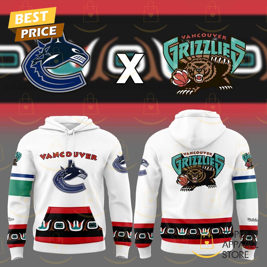 Vancouver Canucks x Vancouver Grizzlies Hoodie Vancouver Canucks x Vancouver Grizzlies Hoodie