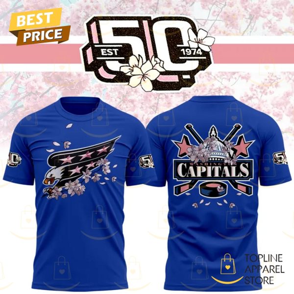 Washington Capitals 50th Anniversary 3D T-Shirt