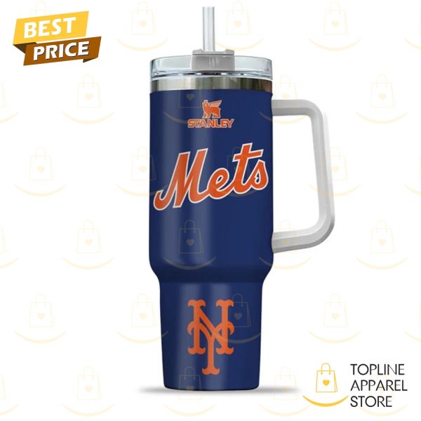 New York Mets Pete Alonso Signature Tumbler With Handle And Straw