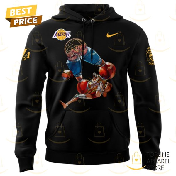 Los Angeles Lakers x Franky One Piece The Straw Hat Pirates Hoodie – Black