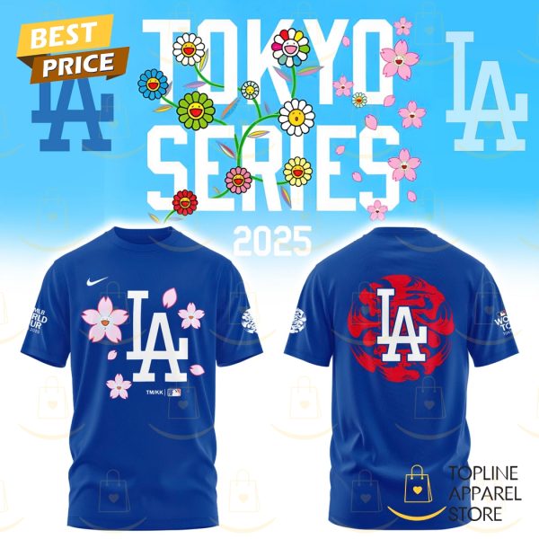 Los Angeles Dodgers Tokyo Series 2025 3D T-Shirt